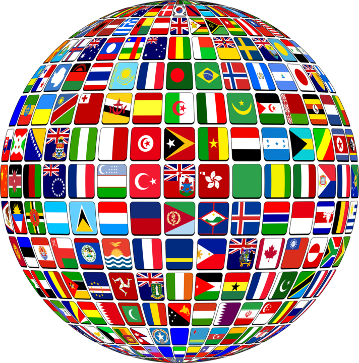 Globus Flaggen